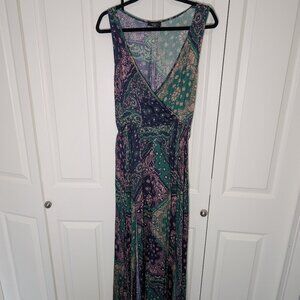 VICI Bandana Pattern Maxi Dress